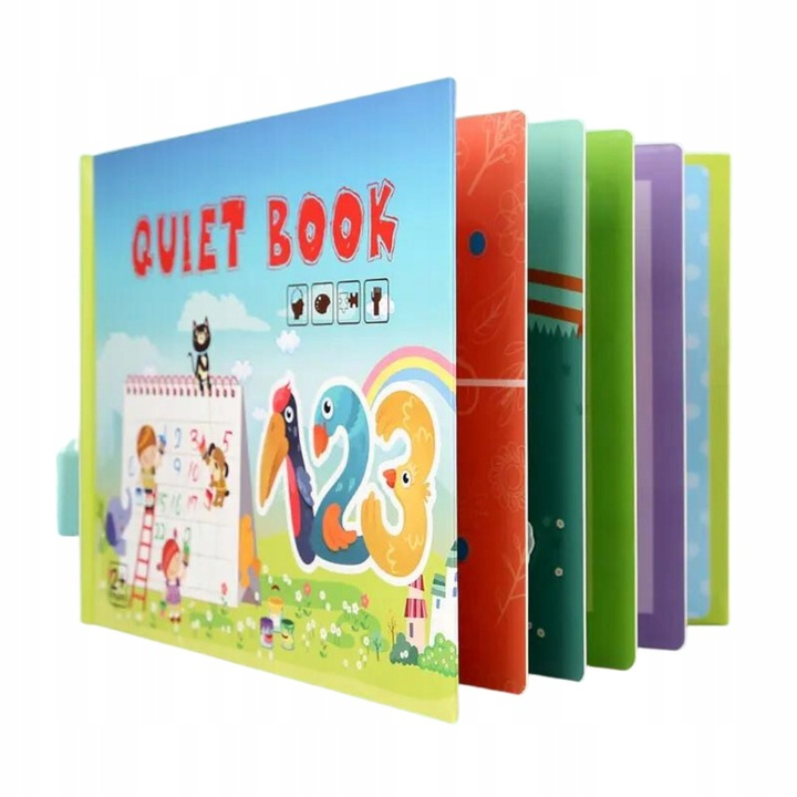 Montessori lavinamoji knyga mažyliams