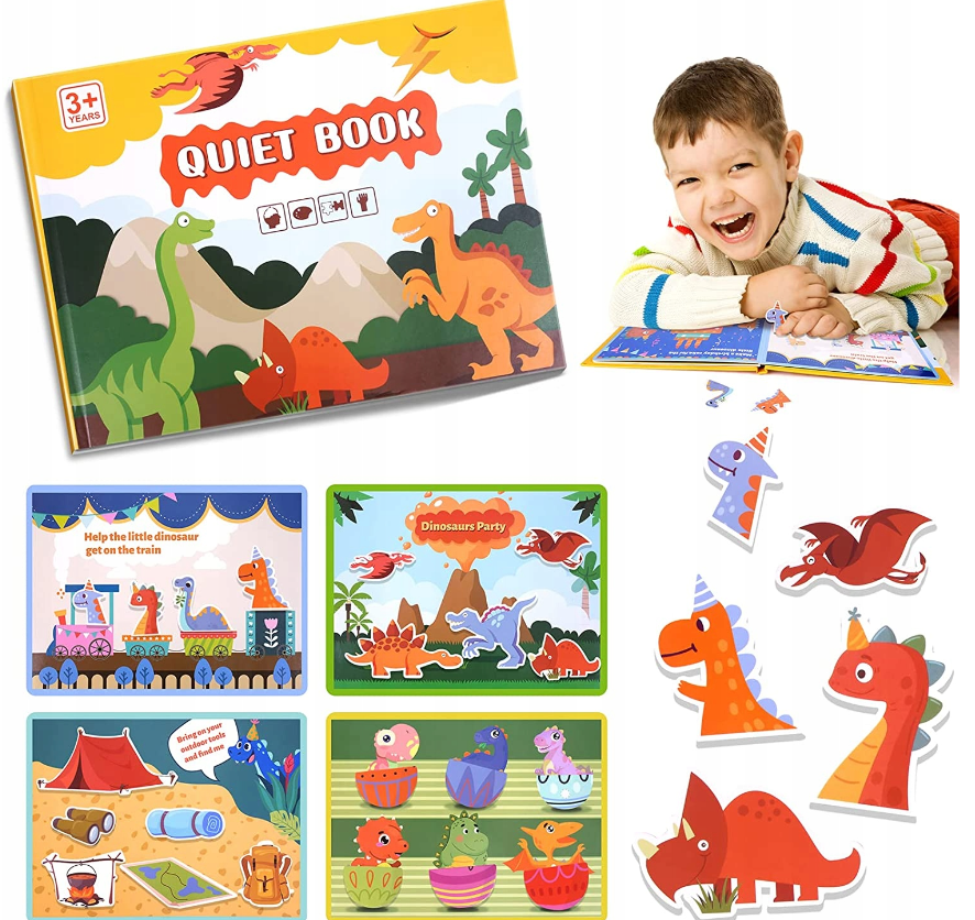 Montessori lavinamoji knyga mažyliams